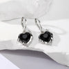 1 Pair Casual Cute Simple Style Heart Shape Artificial Crystal Alloy Drop Earrings