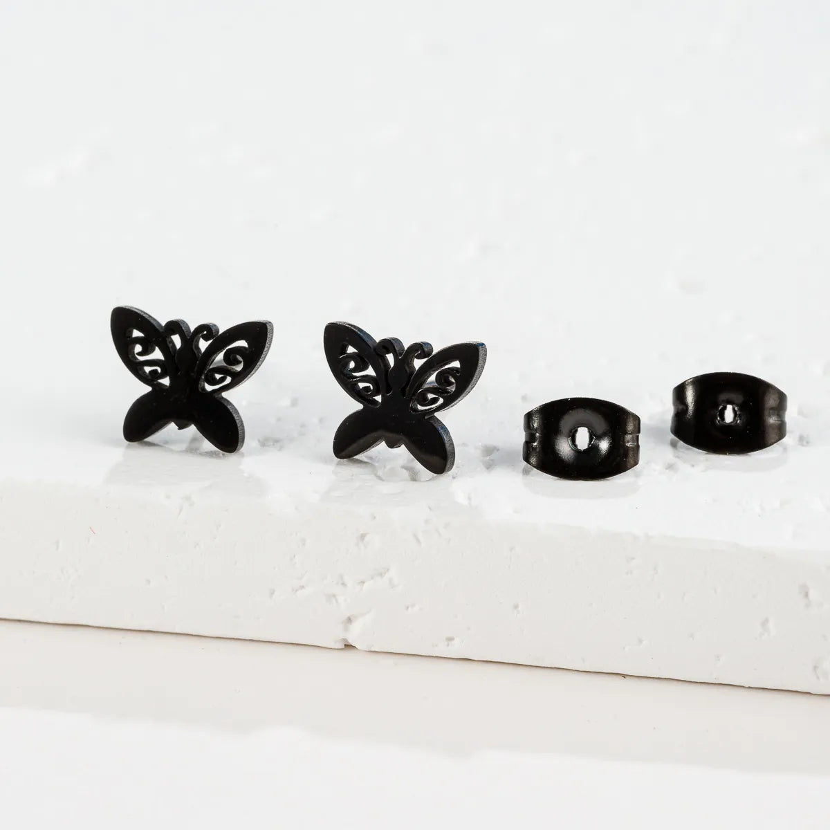 1 Pair Casual Cute Sweet Animal Irregular Polishing Plating 304 Stainless Steel 18K Gold Plated Ear Studs