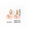 1 Pair Casual Cute Sweet Round Plating Copper Drop Earrings