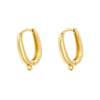 1 Pair Casual Elegant Simple Style Water Droplets Heart Shape Inlay Copper Zircon 18K Gold Plated Drop Earrings