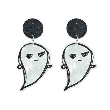 1 Pair Casual Exaggerated Funny Irregular Pumpkin Inlay Alloy Artificial Gemstones Drop Earrings