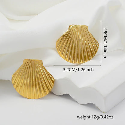 1 Pair Casual Exaggerated Simple Style Solid Color Alloy Ear Studs