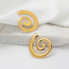 1 Pair Casual Exaggerated Simple Style Solid Color Alloy Ear Studs