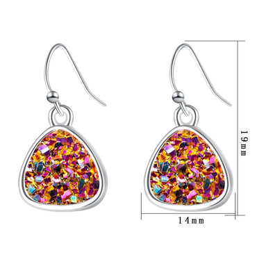 1 Pair Casual Geometric Alloy Drop Earrings