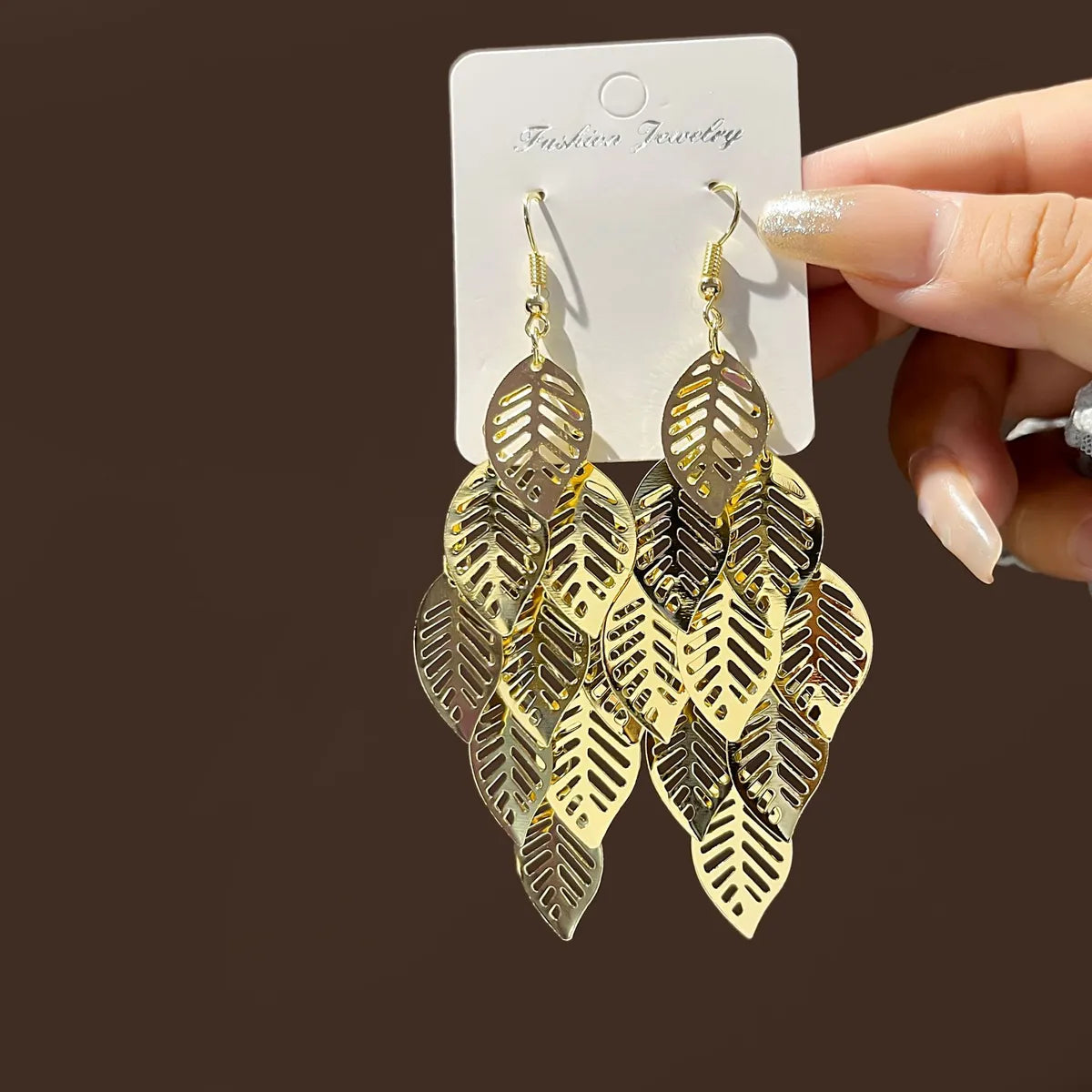 1 Pair Casual Geometric Alloy Plating Women'S Earrings