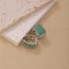 1 Pair Casual Glam Shiny Color Block Plating Inlay Copper Zircon K Gold Plated Rhodium Plated Earrings