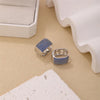 1 Pair Casual Glam Shiny Color Block Plating Inlay Copper Zircon K Gold Plated Rhodium Plated Earrings
