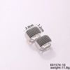 1 Pair Casual Glam Shiny Color Block Plating Inlay Copper Zircon K Gold Plated Rhodium Plated Earrings