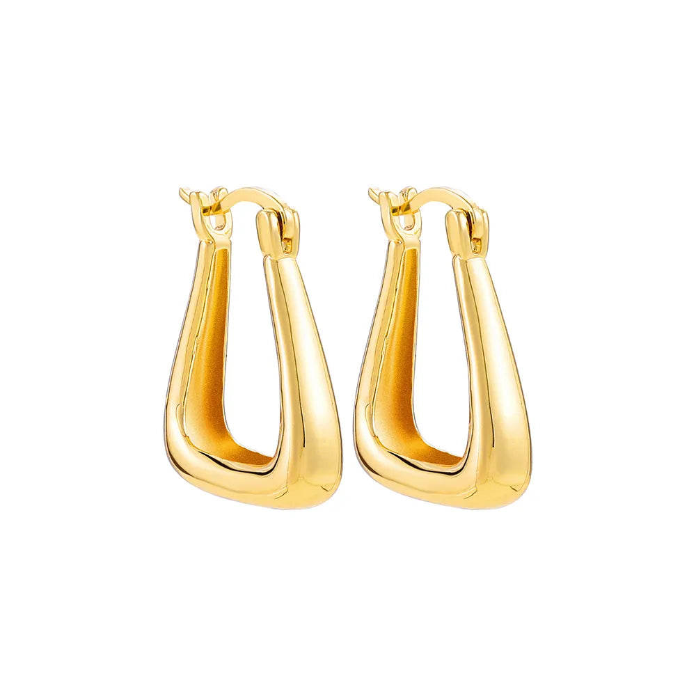 1 Pair Casual Lady Geometric Plating Alloy Earrings