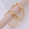 1 Pair Casual Modern Style Simple Style Round Copper 18K Gold Plated Earrings