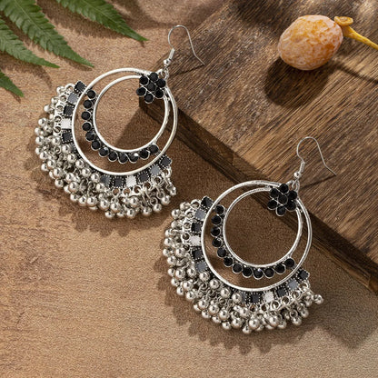 1 Pair Casual Retro Simple Style Geometric Plating Alloy Drop Earrings