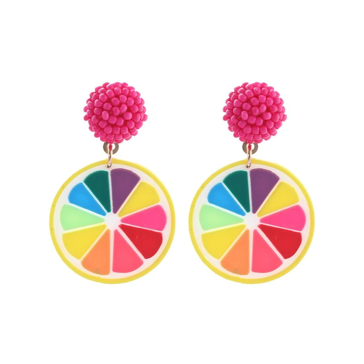 1 Pair Casual Saturday Arylic Drop Earrings