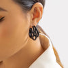 1 Pair Casual Simple Style Classic Style C Shape Iron K Gold Plated Ear Studs