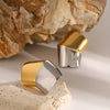 1 Pair Casual Simple Style Classic Style Color Block 304 Stainless Steel Ear Studs