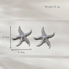 1 Pair Casual Simple Style Classic Style Starfish 304 Stainless Steel Ear Studs