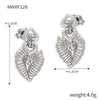 1 Pair Casual Simple Style Commute Flower Plating Inlay Titanium Steel Rhinestones 18K Gold Plated Ear Studs