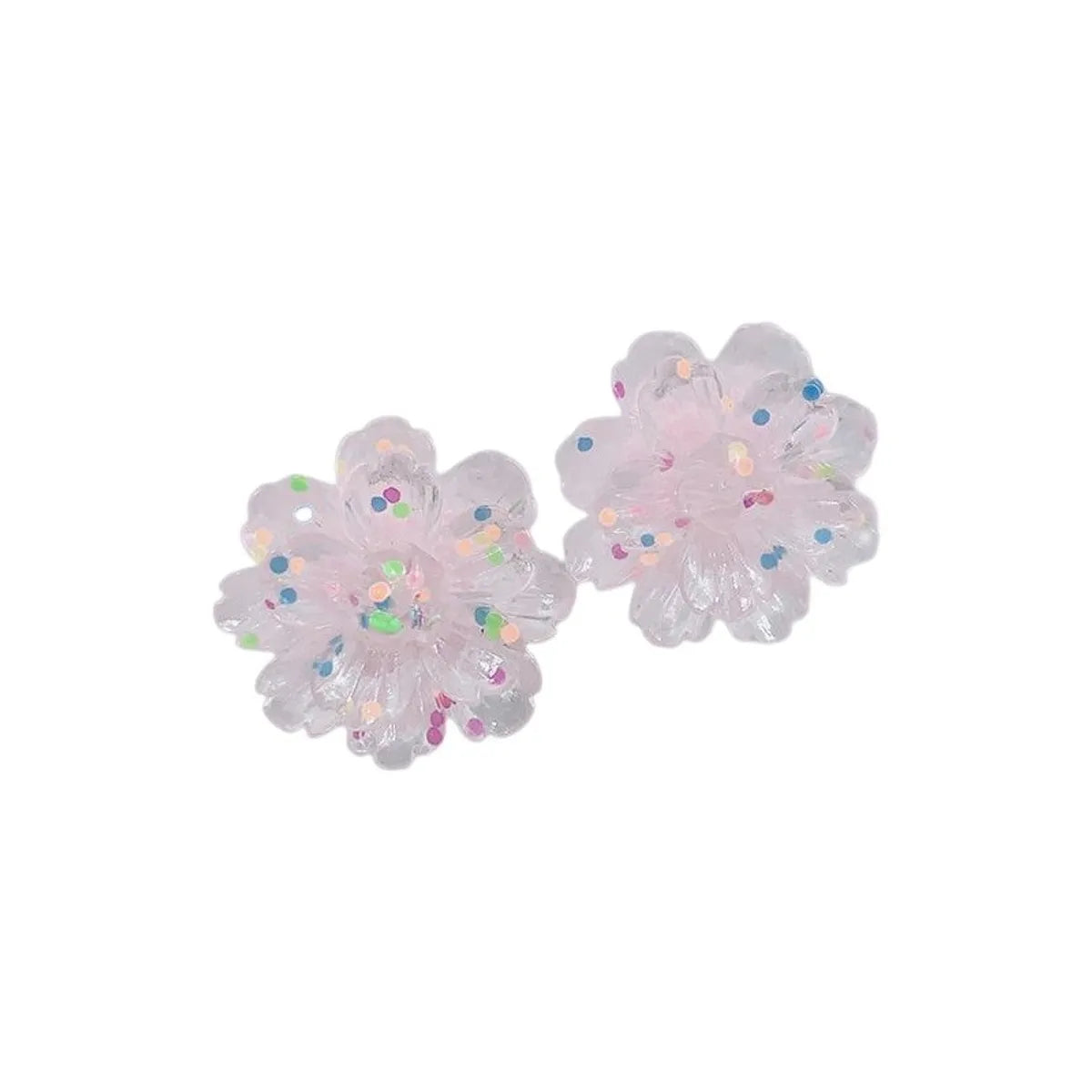 1 Pair Casual Simple Style Flower Flowers Copper Alloy Ear Studs