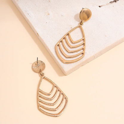 1 Pair Casual Simple Style Geometric Alloy Drop Earrings