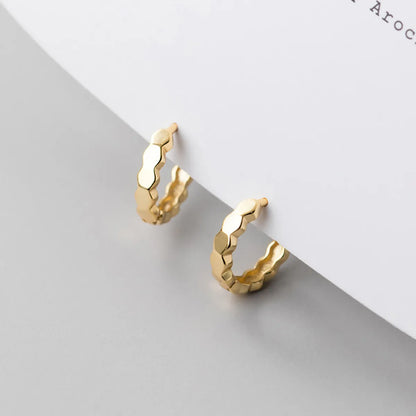 1 Pair Casual Simple Style Geometric Copper Gold Plated Earrings