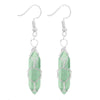 1 Pair Casual Simple Style Geometric Natural Stone Crystal Iron Drop Earrings