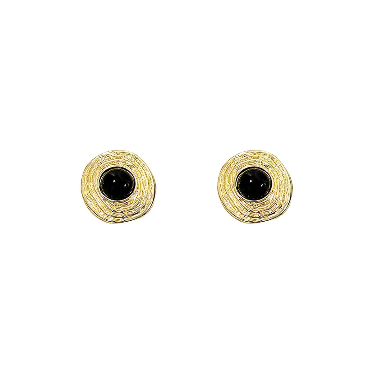 1 Pair Casual Simple Style Geometric Plating Alloy Ear Studs