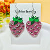 1 Pair Casual Simple Style Geometric Pumpkin Star Stoving Varnish Arylic Drop Earrings