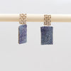 1 Pair Casual Simple Style Square Inlay Alloy Rhinestones Drop Earrings