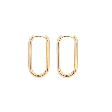 1 Pair Casual Simple Style Square Lightning Plating Alloy Earrings