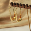 1 Pair Casual Simple Style U Shape Plating Copper 18k Gold Plated Ear Studs