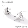 1 Pair Casual Simple Style Water Droplets Patchwork Plating 304 Stainless Steel 18K Gold Plated Ear Studs