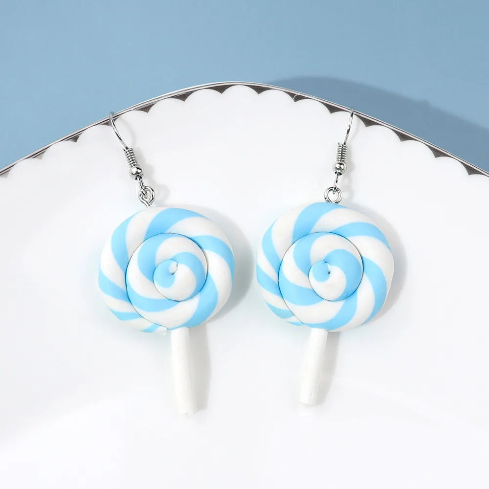 1 Pair Casual Sweet Candy Soft Clay Drop Earrings