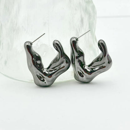 1 Pair Casual Sweet Simple Style Geometric Plating Arylic Ear Studs