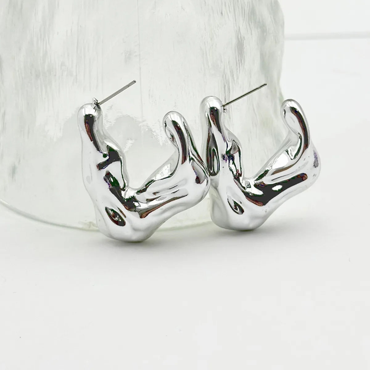 1 Pair Casual Sweet Simple Style Geometric Plating Arylic Ear Studs