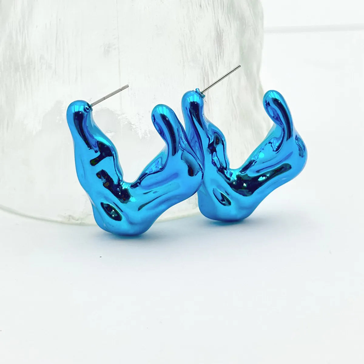 1 Pair Casual Sweet Simple Style Geometric Plating Arylic Ear Studs