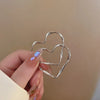 1 Pair Casual Sweet Simple Style U Shape Heart Shape Bow Knot Beaded Enamel Inlay Alloy Rhinestones Pearl Drop Earrings