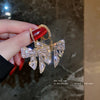 1 Pair Casual Sweet Simple Style U Shape Heart Shape Bow Knot Beaded Enamel Inlay Alloy Rhinestones Pearl Drop Earrings