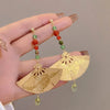 1 Pair Casual Sweet Simple Style U Shape Heart Shape Bow Knot Beaded Enamel Inlay Alloy Rhinestones Pearl Drop Earrings