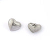1 Pair Casual Vacation Beach Scallop Heart Shape Bow Knot 304 Stainless Steel 18K Gold Plated Earrings Ear Studs