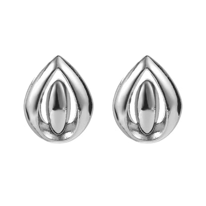 1 Pair Casual Vacation Classic Style Round Water Droplets Plating Alloy Gold Plated Silver Plated Drop Earrings Ear Studs