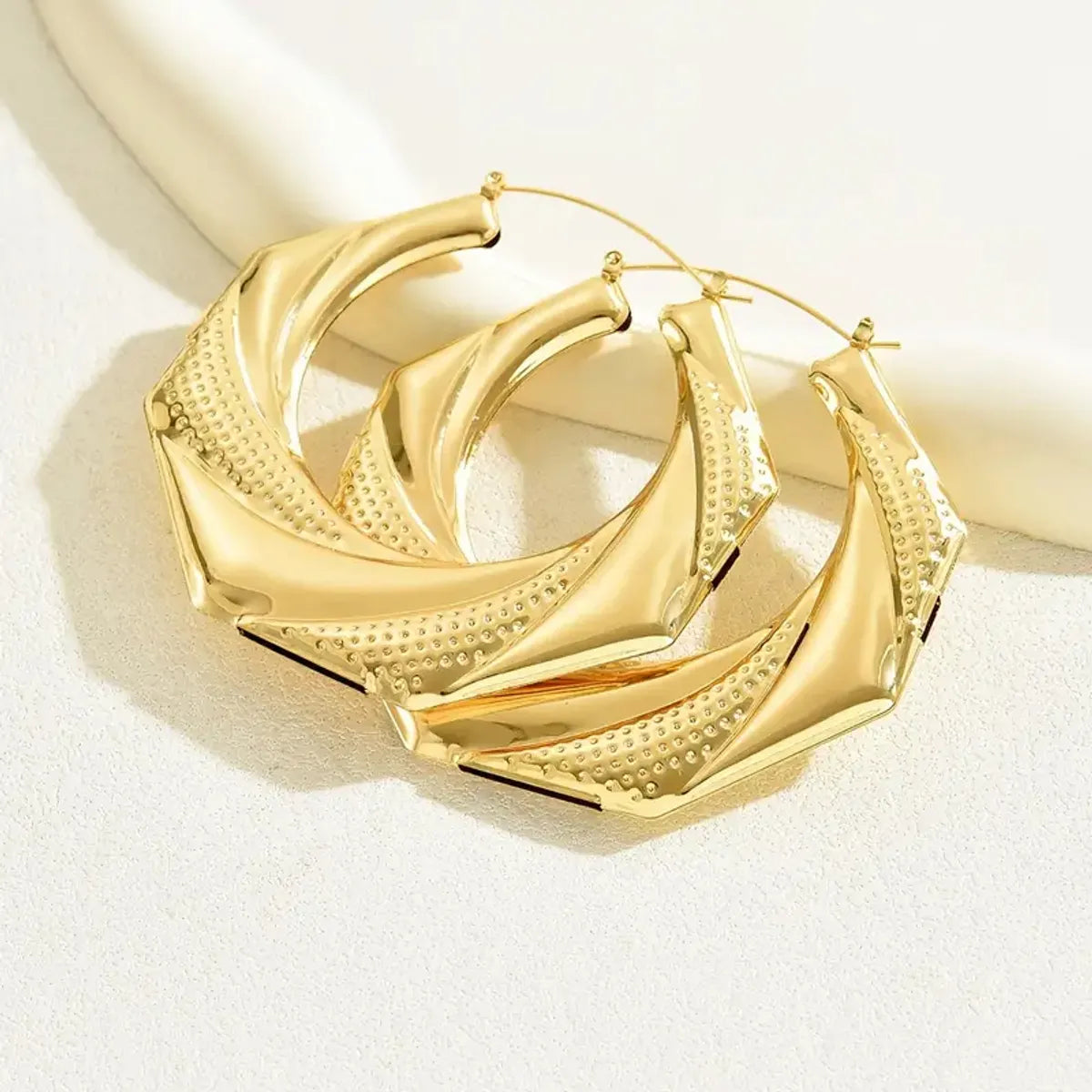 1 Pair Casual Vacation Geometric Irregular Alloy Drop Earrings