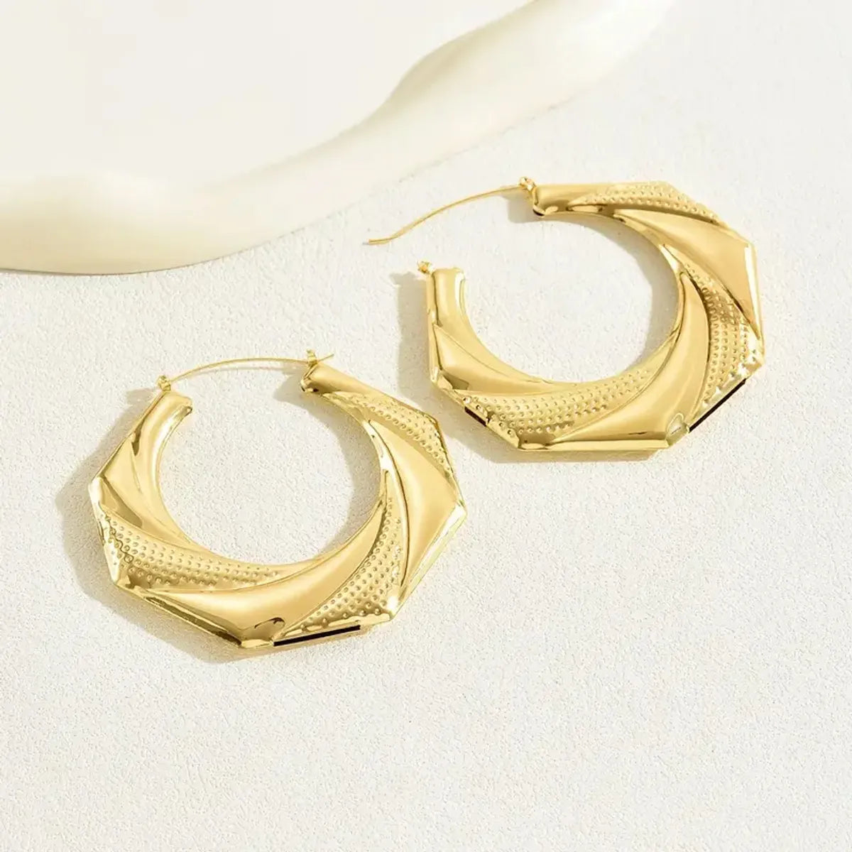 1 Pair Casual Vacation Geometric Irregular Alloy Drop Earrings