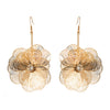 1 Pair Casual Vacation Leaves Flower Plating Inlay Alloy Rhinestones Gold Plated Silver Plated Ear Studs