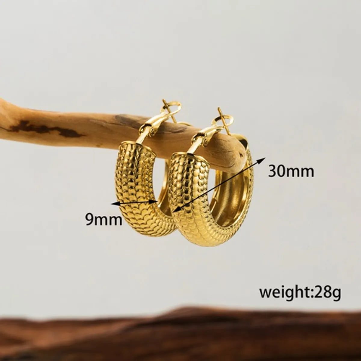 1 Pair Casual Water Droplets Solid Color Plating Stainless Steel 14k Gold Plated Ear Studs