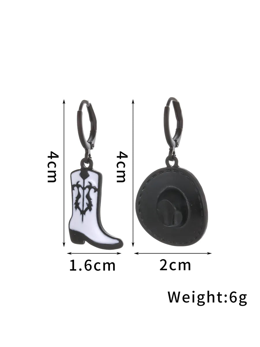 1 Pair Classic Style Cartoon Plastic Drop Earrings