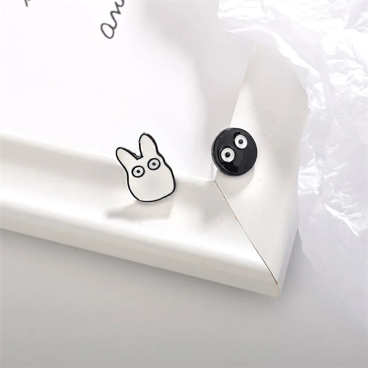 1 Pair Classic Style Cartoon Plating Alloy Ear Studs