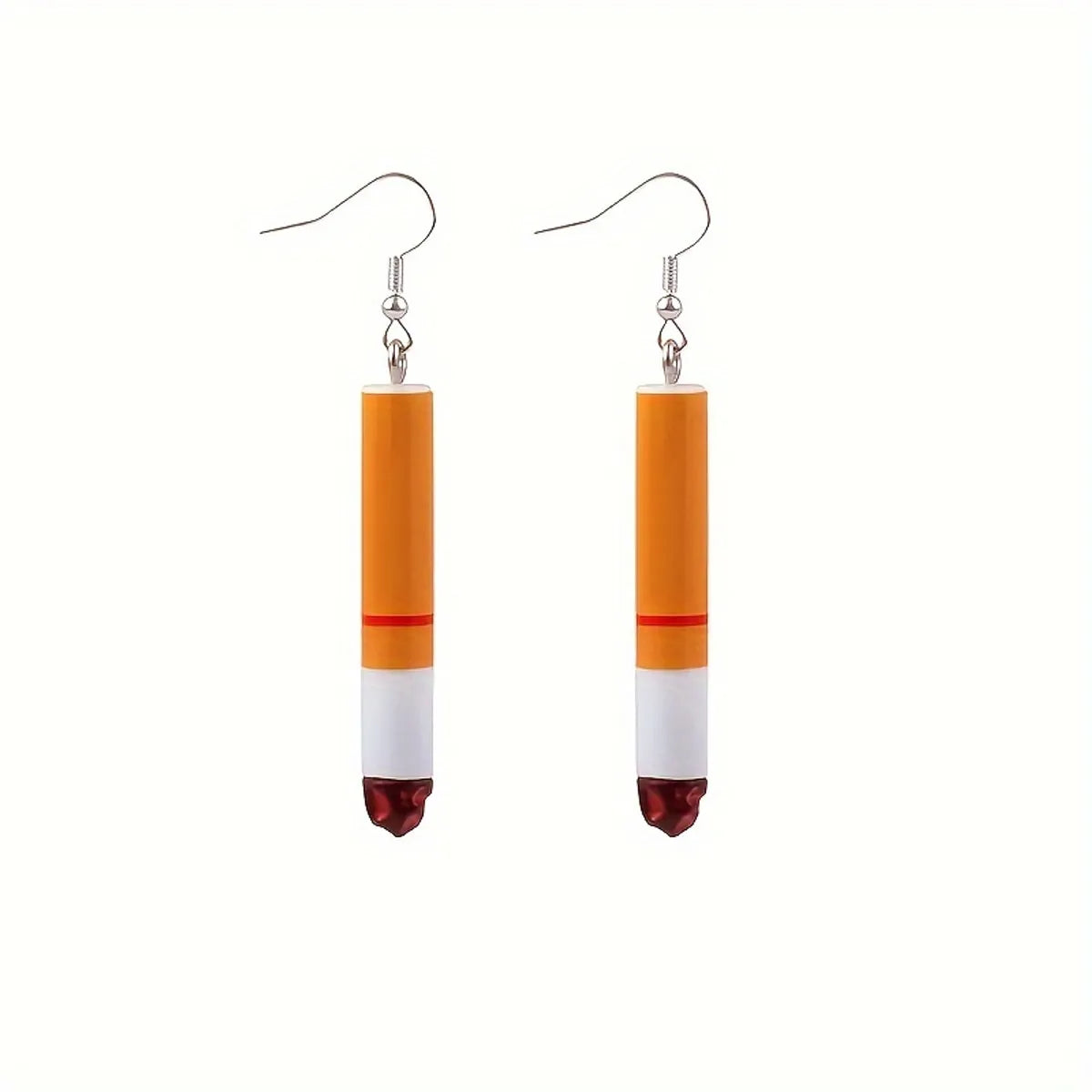 1 Pair Classic Style Color Block Resin Drop Earrings