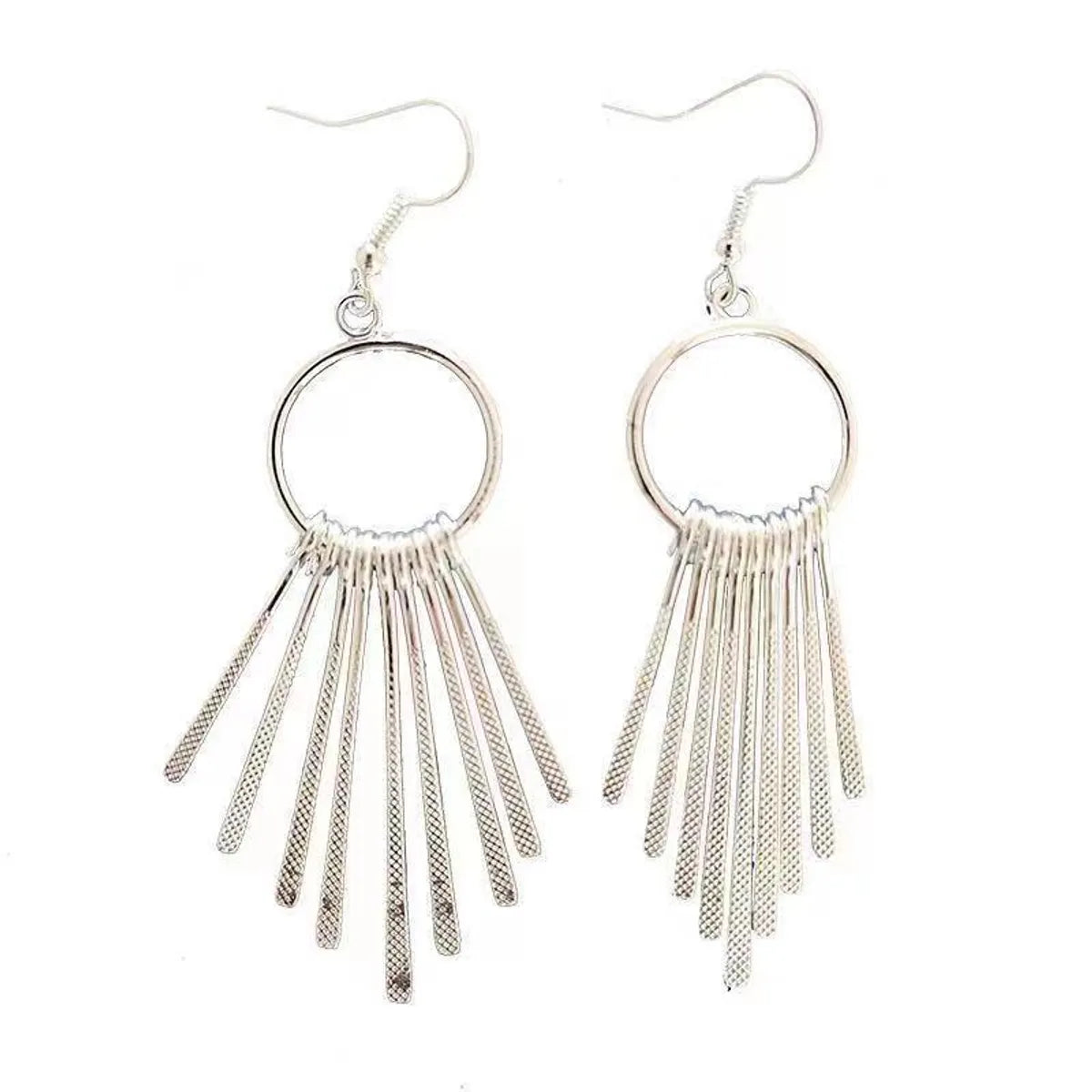 1 Pair Classic Style Geometric Alloy Drop Earrings