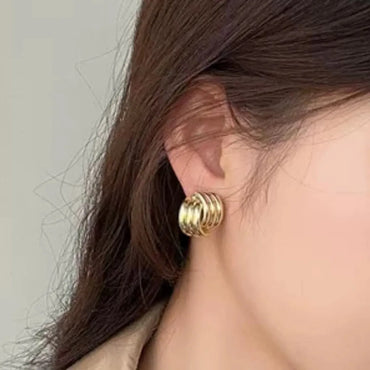 1 Pair Classic Style Geometric Plating Copper Ear Cuffs