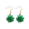 1 Pair Classic Style Geometric Santa Claus Snowflake Alloy Drop Earrings Ear Studs