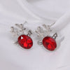 1 Pair Classic Style Geometric Santa Claus Snowflake Alloy Drop Earrings Ear Studs